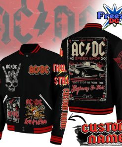 ACDC The Power Up Tour Limited Edition Baseball Jacket