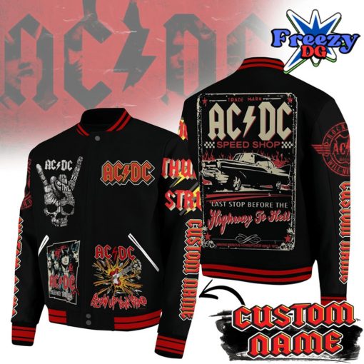 ACDC The Power Up Tour Limited Edition Baseball Jacket