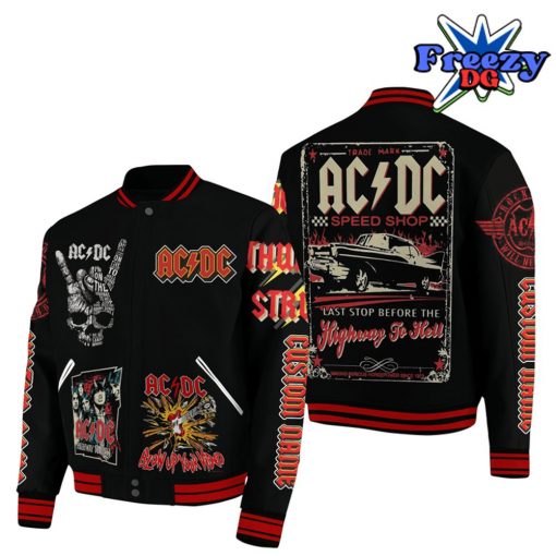 ACDC The Power Up Tour Limited Edition Baseball Jacket