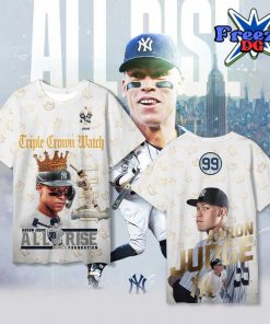 Aaron Judge Triple Crown Watch All Rise T-Shirt