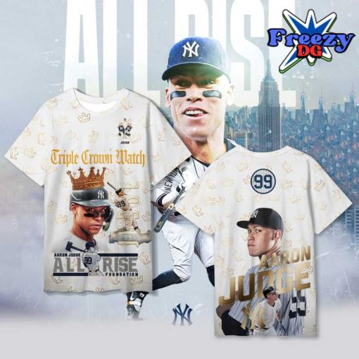 Aaron Judge Triple Crown Watch All Rise T-Shirt