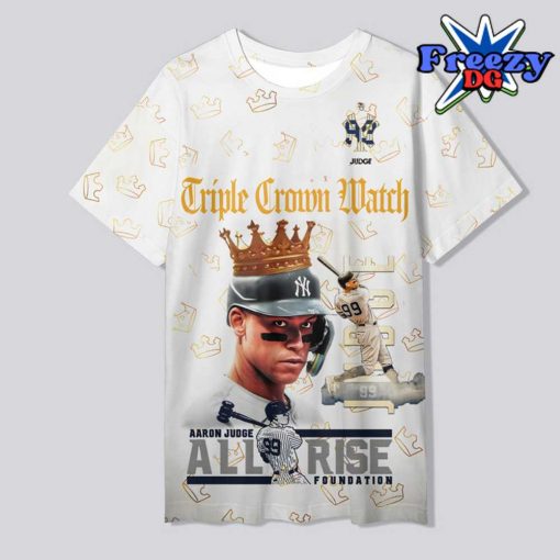 Aaron Judge Triple Crown Watch All Rise T-Shirt