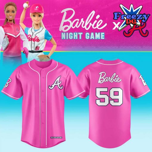 Atlanta Braves x Barbie Night Game 2024 Baseball Jersey