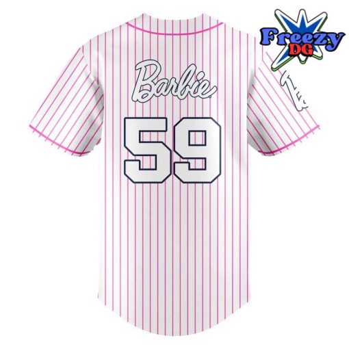 Atlanta Braves x Barbie Night Game 2024 Stripe Baseball Jersey