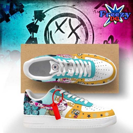 Blink182 Punk Rock Limited Edition Nike Air Force 1