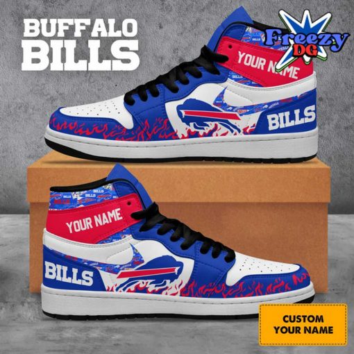 Buffalo Bills Collab Nike Custom Name Air Jordan 1