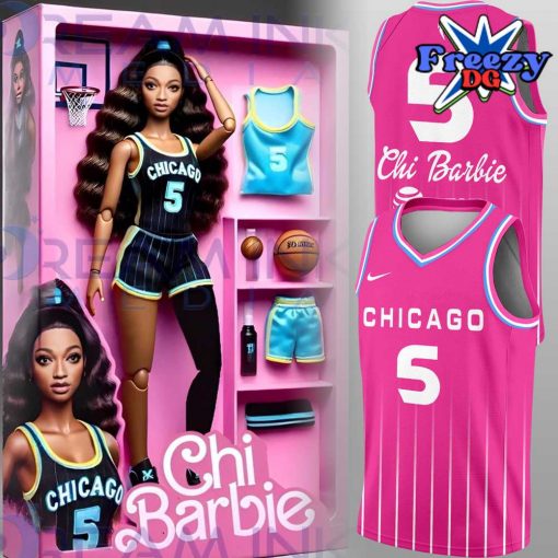 Chi Barbie Pink 2024 Basketball Jersey