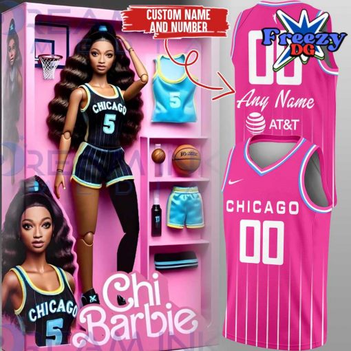 Chicago Sky Barbie 2024 Basketball Jersey