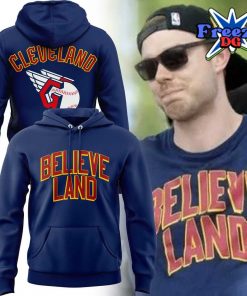 Cleveland Guardian Believe Land 2024 Hoodie