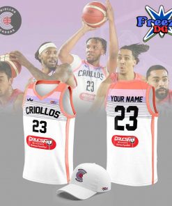 Criollos de Caguas 2024 White Basketball Jersey