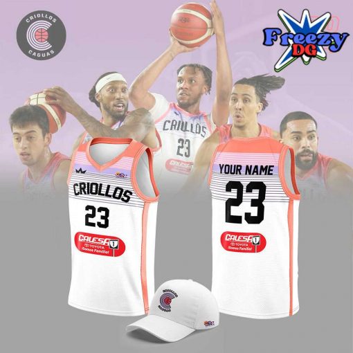 Criollos de Caguas 2024 White Basketball Jersey