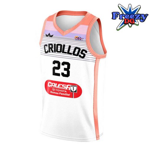 Criollos de Caguas 2024 White Basketball Jersey