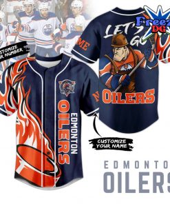 Edmonton Oliers Custom Name Baseball Jersey