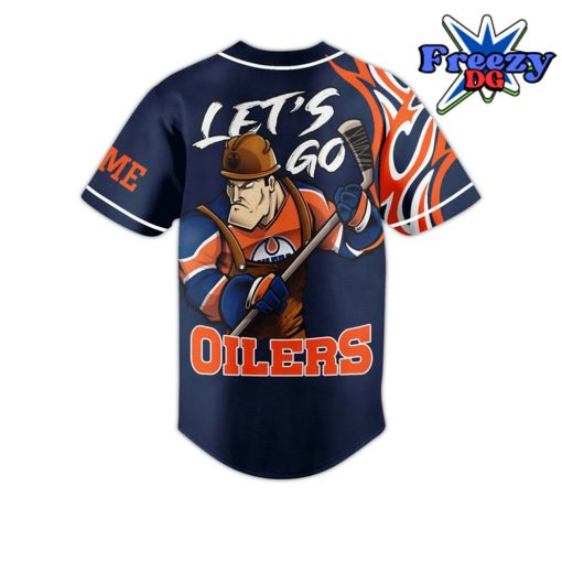 Edmonton Oliers Custom Name Baseball Jersey