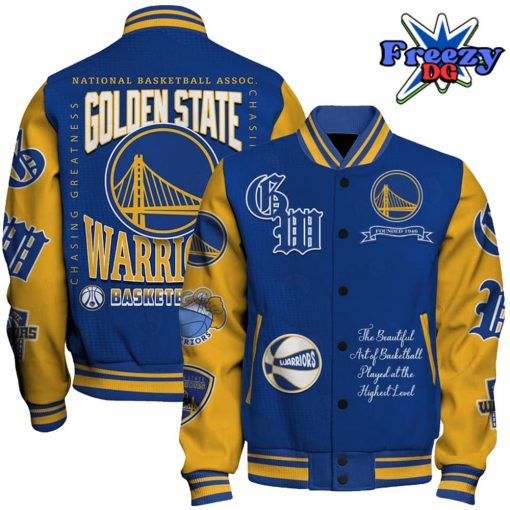 Golden State Warriors National Basketball Varsity Jacket