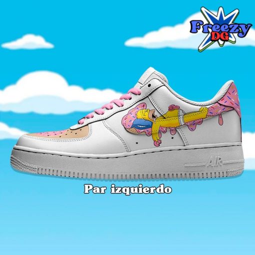 Homer Donuts Swoosh Simpsons Limited Editon Air Force 1