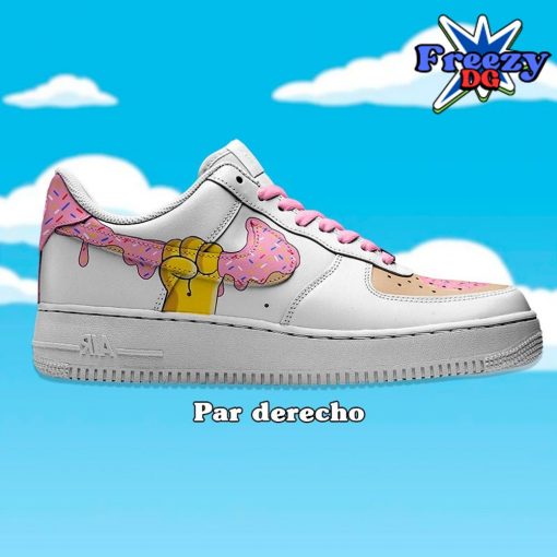 Homer Donuts Swoosh Simpsons Limited Editon Air Force 1