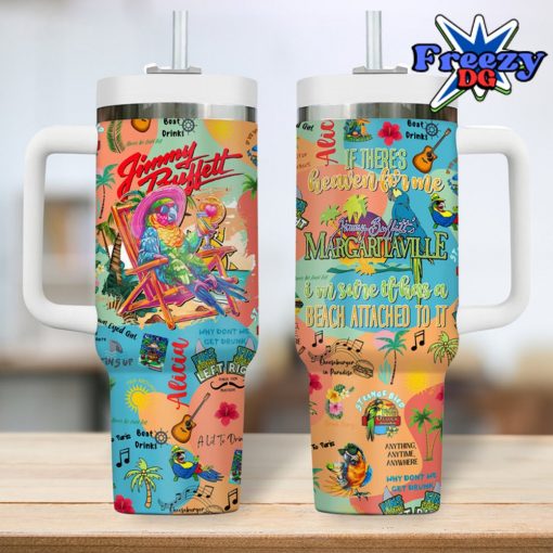 Jimmy Buffet Margaritaville Stanley Tumbler