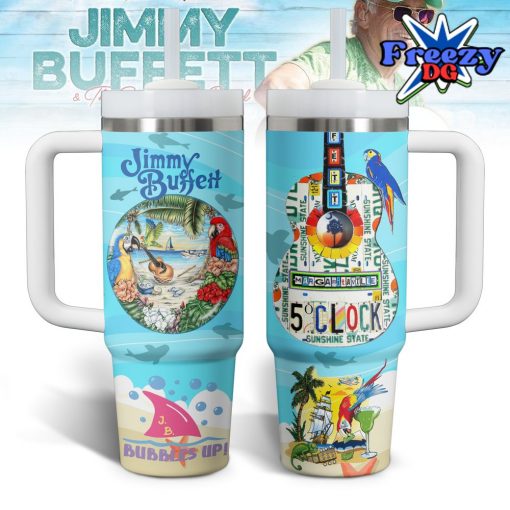 Jimmy Buffett Bubbles Up Stanley Tumbler