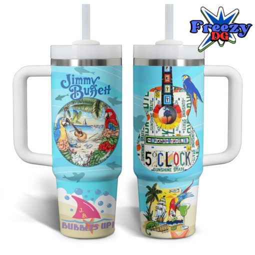 Jimmy Buffett Bubbles Up Stanley Tumbler