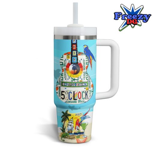 Jimmy Buffett Bubbles Up Stanley Tumbler