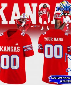 Kansas Jayhawks Rock Chalk 2024 Football Jersey