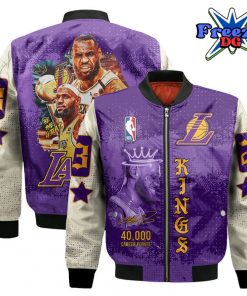 LeBron James 40K Career Points Bomber Jacket