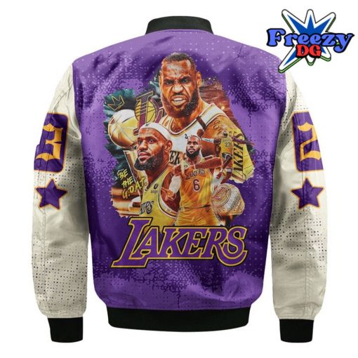 LeBron James 40K Career Points Bomber Jacket