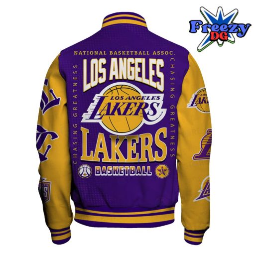 Los Angeles Lakers National Basketball Varsity Jacket