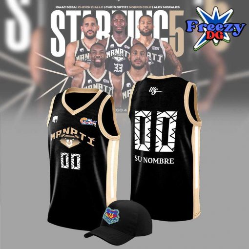 Los Osos de Manatí 2024 Black Basketball Jersey