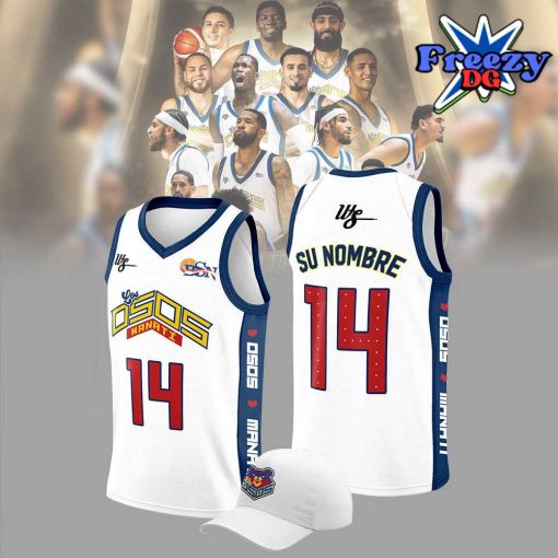 Los Osos de Manatí 2024 White Basketball Jersey