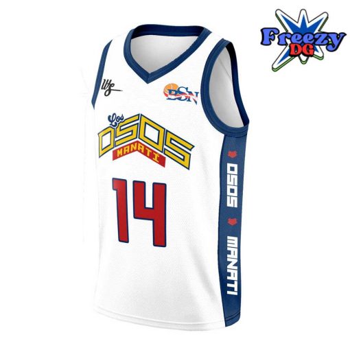 Los Osos de Manatí 2024 White Basketball Jersey