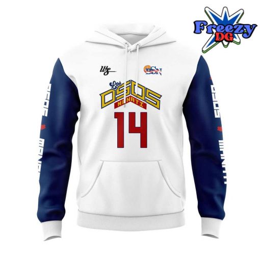 Los Osos de Manat 2024 White Hoodie