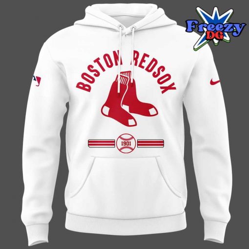 MLB Boston Red Sox Classic Logo Baseball Hoodie