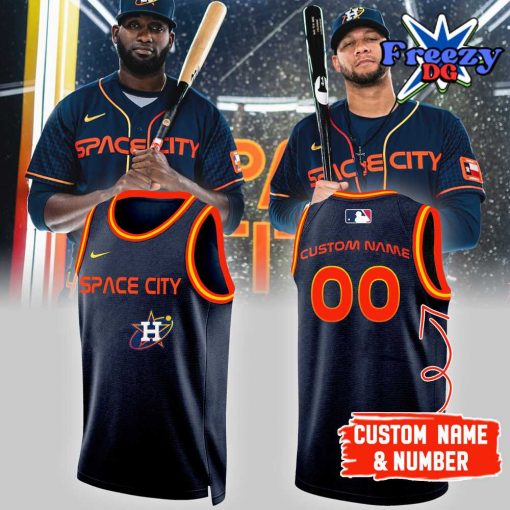 MLB Houston Astros Space City Basketball Jersey