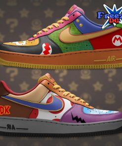 Mario Bros Collage  Limited Edition Air Force 1