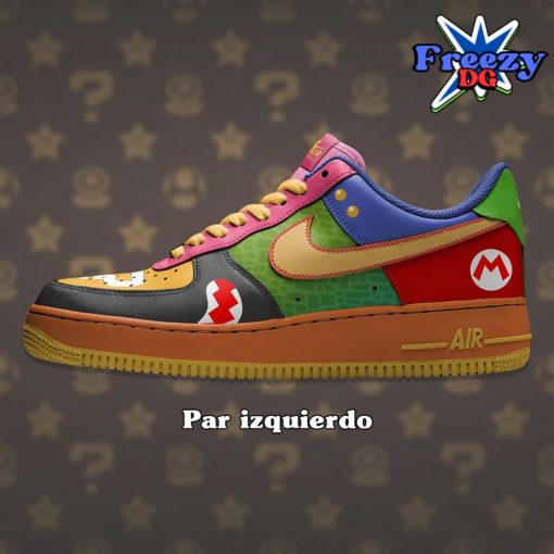 Mario Bros Collage  Limited Edition Air Force 1