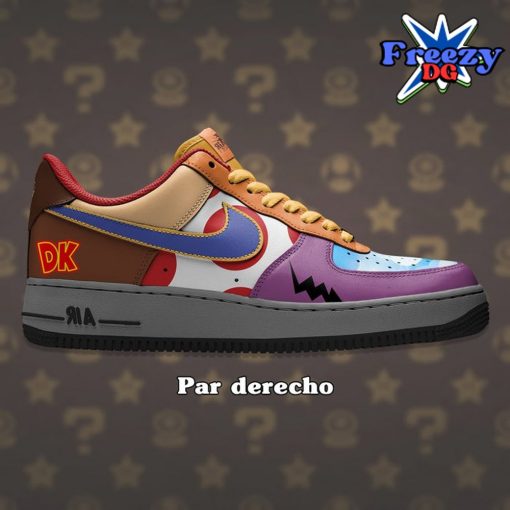 Mario Bros Collage  Limited Edition Air Force 1