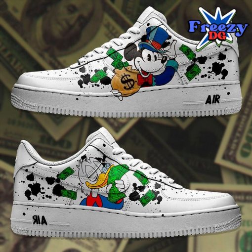 Mickey  McDuck Disney Limited Editon Air Force 1