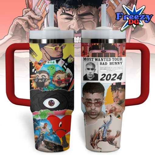 Most Wanted Tour Bad Bunny Stanley Tumbler 40oz