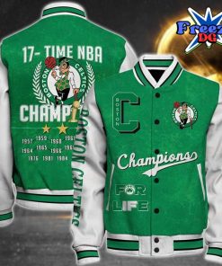 NBA Boston Celtics 17X Champions Varsity Jacket