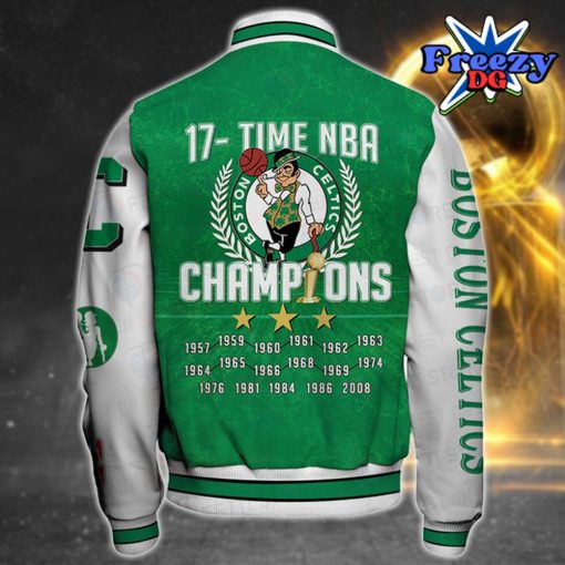 NBA Boston Celtics 17X Champions Varsity Jacket