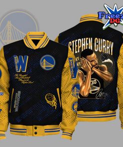 NBA Golden State Warrior Stephen Curry Bomber Jacket