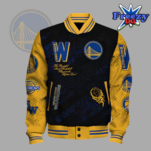 NBA Golden State Warrior Stephen Curry Bomber Jacket