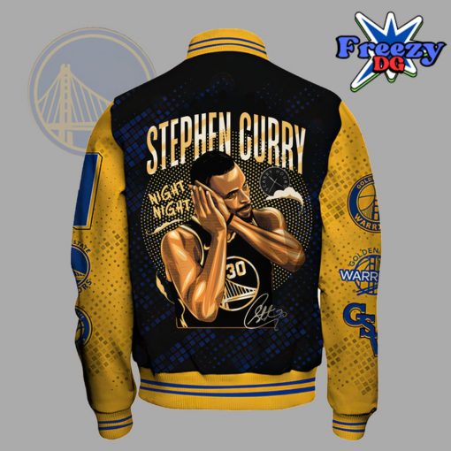 NBA Golden State Warrior Stephen Curry Bomber Jacket