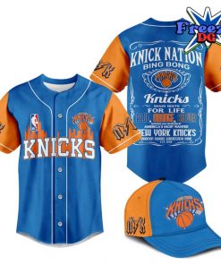 NBA Knick Nation Bing Bong Baseball Jersey