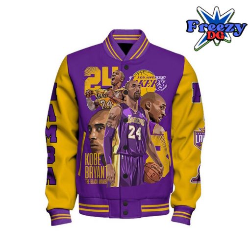 NBA Kobe Bryant Los Angeles Lakers Basketball Varsity Jacket