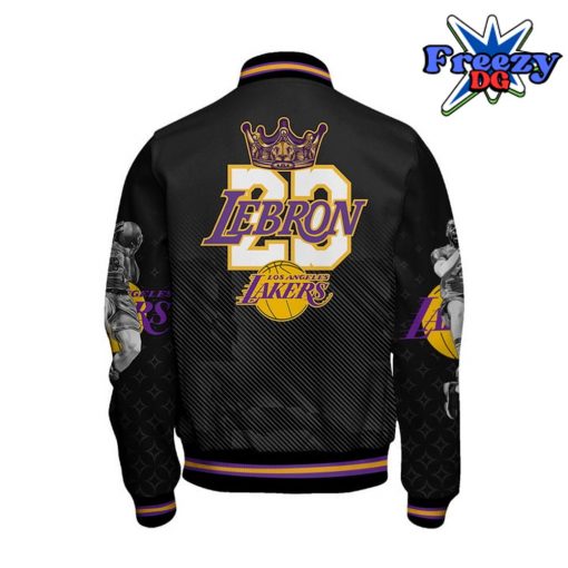 NBA LeBron James 23 The King Sport Pattern Varsity Jacket