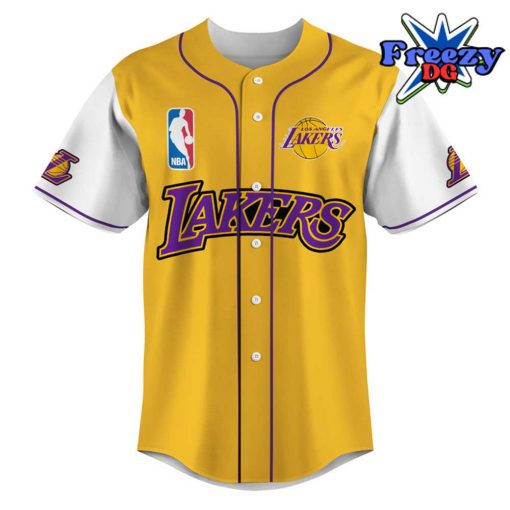 NBA Los Angeles Lakers Nation Baseball Jersey