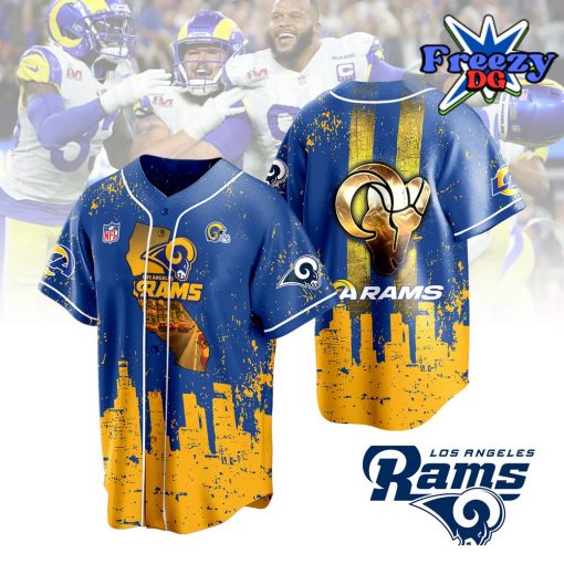 NFL Los Angeles Rams Champions 2024 Baseball Jersey